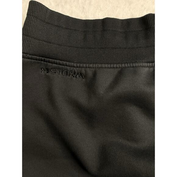 Under Armour Women’s Black Sweatpants Size M Elastic Waist Pockets Pre-Owned - Picture 4 of 9